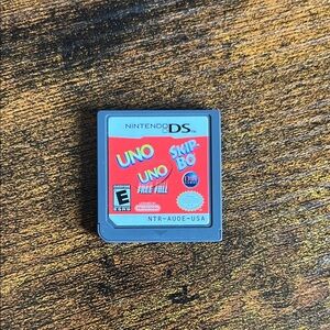 Nintendo DS UNO Skip-Bo Game Card